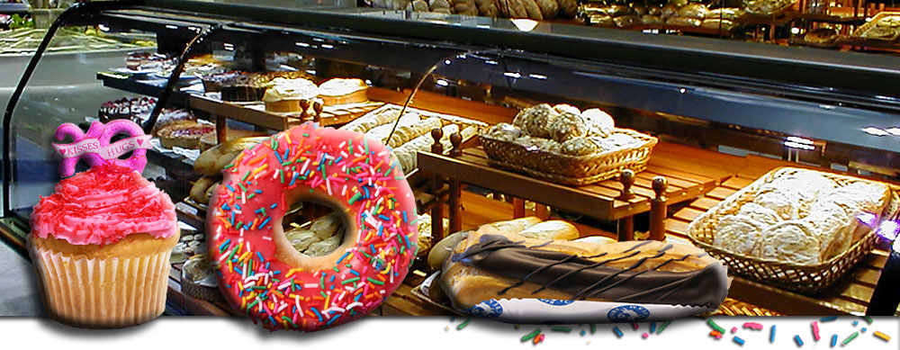 Lighting for Bakery Display Cases in Supermarkets